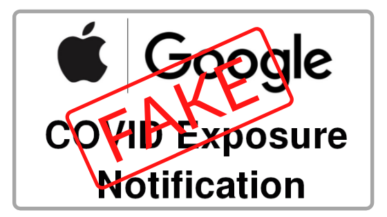 Apple Google Covid Exposure Notification