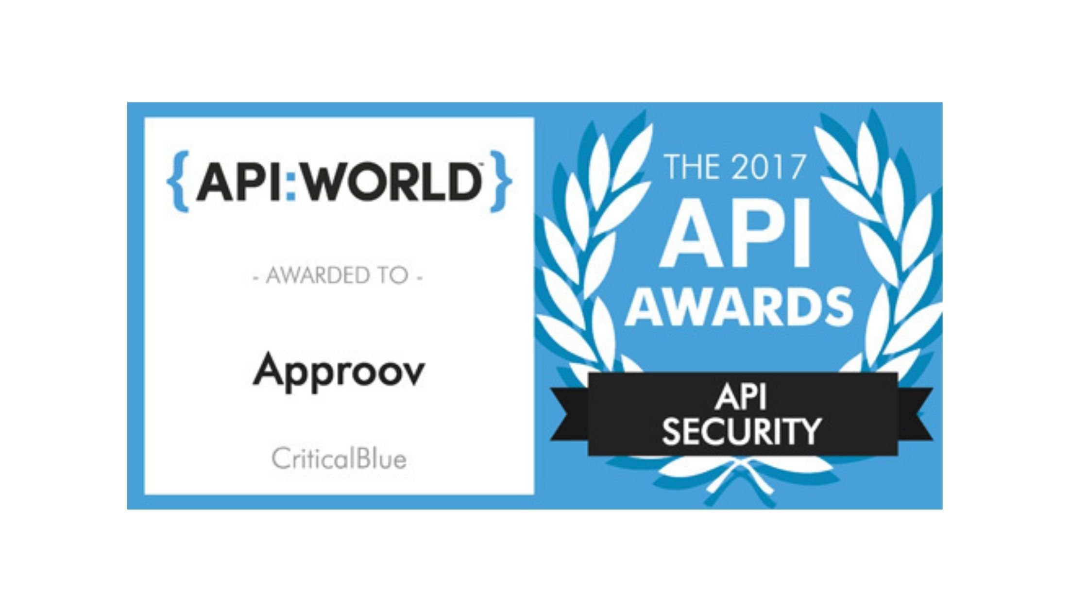 API World 2017 Awards badge
