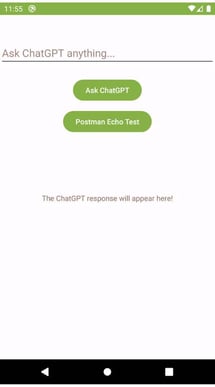 ChatGPT Prompt Screen
