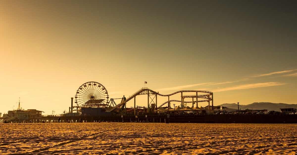 Santa Monica pier, California