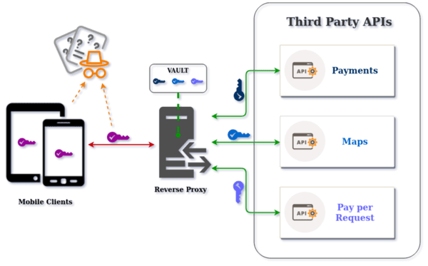 Graphic to show when to use a Reverse Proxy.