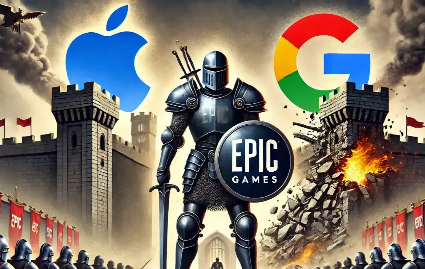 Epic Games' legal battles with Google and Apple